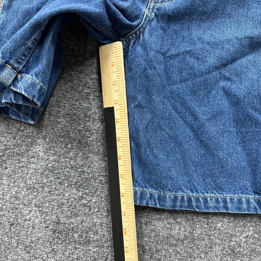 Faded Glory Denim Shorts Womens Size 10 Blue Loose Fit Cotton Casual 90s Style
